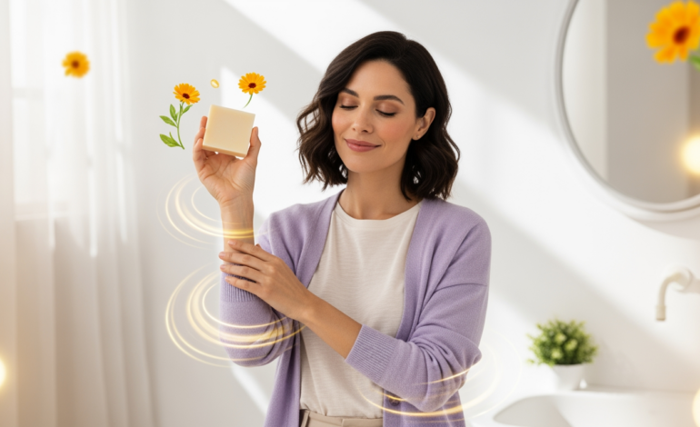 Sabonete de calêndula: para que serve e como usar na pele sensível