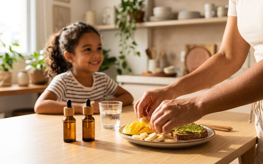 Kit ADE-Trix Kids + Ferrix Flora Nativa: vitaminas A, D e E com ferro em gotas para a rotina infantil